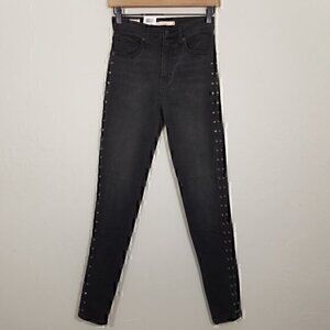 NWT Levi's Premium Black Tab Mile High Super Skinny Stretch Jeans Size 25